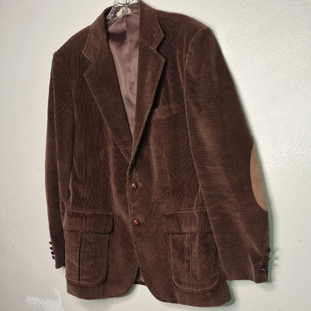 Brown Corduroy Sportcoat Blazer - Classic Men's Tailored Jacket